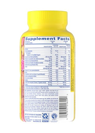L'il Critters Gummy Vites Daily Kids Multivitamins Assorted Fruit Flavors for Ages 2+ Toddlers & Kids, Gummy Vitamin with Vitamin C and D, 95-190 Day Supply, 190 Gummies