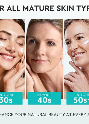 Elvira Retinol Anti Aging Face Moisturizer- Collagen Cream With Stem Cell & Hyaluronic Acid, Instant Face Lift Cream for Skin Tightening and Firming, Wrinkle Smoother for Women & Men, 1.85 Fl Ozi