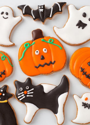 Halloween Cookie Cutters Set - 12 Pieces Stainless Steel Halloween Cookie Cutters Shape,Pumpkin, Ghost, Bat and Cat Cookie Cutter Shapes for Halloween Food Party Decorations