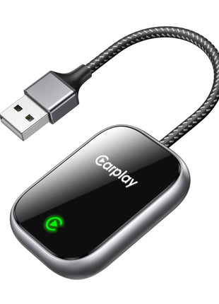 2025 Upgraded Wireless CarPlay Adapter for Apple iPhone, Converts Wired to Wireless Car Play Adapter, Auto Connect, Mini Size, Compatible with Cars from 2016 & iOS 10+
