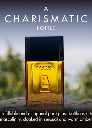 Azzaro Pour Homme Eau de Toilette - Sensual & Timeless Mens Cologne - Fougere, Aromatic & Woody Fragrance - Everyday Wear - Warm, Classic Scent - Luxury Perfumes for Men - Value Size, 3.4 Fl. Oz