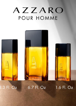 Azzaro Pour Homme Eau de Toilette - Sensual & Timeless Mens Cologne - Fougere, Aromatic & Woody Fragrance - Everyday Wear - Warm, Classic Scent - Luxury Perfumes for Men - Value Size, 3.4 Fl. Oz