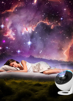 Planetarium Projector Pro for Bedroom, 13 in 1 Star Projector Galaxy Light, Ceiling Night Light Milky Way Mood Lighting with Timer, LED Space Galaxy Lamp Bedroom Room Decor for Adults Kids - White