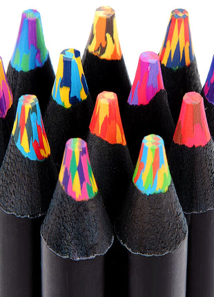 Yangmei Stocking Stuffers, Art Supplies, 12 Rainbow Colored Pencils, Teen Girl Gifts Trendy Stuff, Art Supplies for Kids 9-12, Gifts for 5-12 Year Old Girl, Arts and Crafts for Kids Ages 8-12