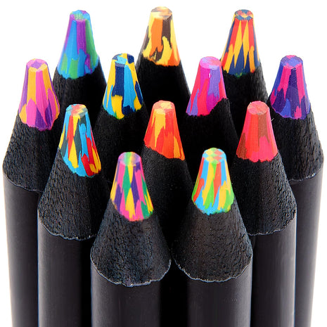 Yangmei Stocking Stuffers, Art Supplies, 12 Rainbow Colored Pencils, Teen Girl Gifts Trendy Stuff, Art Supplies for Kids 9-12, Gifts for 5-12 Year Old Girl, Arts and Crafts for Kids Ages 8-12
