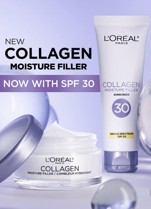 L’Oreal Paris Collagen Daily Face Moisturizer, Anti Aging Face Cream to Reduce Wrinkles and Provide Intense Hydration, 1.7 oz