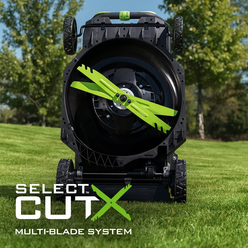 EGO Power+ LM2135SP 21-Inch Self-Propelled Lawn Mower Kit (7.5Ah Battery and Rapid Charger Included), get (1) extra BA2800T 5.0Ah Battery