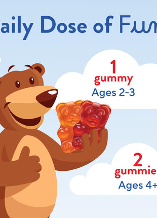 L'il Critters Gummy Vites Daily Kids Multivitamins Assorted Fruit Flavors for Ages 2+ Toddlers & Kids, Gummy Vitamin with Vitamin C and D, 95-190 Day Supply, 190 Gummies