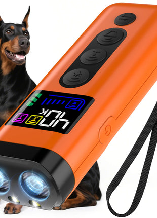 ZUIBAS Dog Bark Deterrent Device – 65FT Range Anti Barking Device for Dogs, Stops Neighbor’s Dog Barking with 3 Ultrasonic Frequencies (25/30/40kHz) & 5 Sound Modes, for Indoor & Outdoor Training