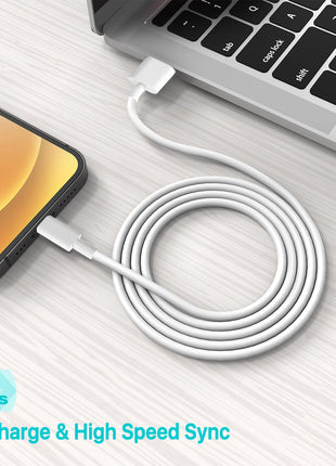 iPhone Charger, [Apple MFi Certified] 2PACK 6FT USB to Lightning Cable Power Fast Charging Cord Compatible with iPhone 14/13/12/11 Pro Max/XS MAX/XR/XS/X/8/7/Plus/6S/6/SE/5S/iPad