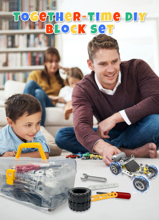 STEM Toys for 5 6 7 8+ Year Old Boy, 10 in 1 Electric Building Toys for Kids Ages 4-8 5-7 6-8, Educational Racing Construction Science Kit for Boys 4-6 8-10, Creative Activities Holiday Birthday Gift