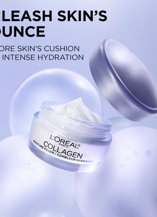 L’Oreal Paris Collagen Daily Face Moisturizer, Anti Aging Face Cream to Reduce Wrinkles and Provide Intense Hydration, 1.7 oz