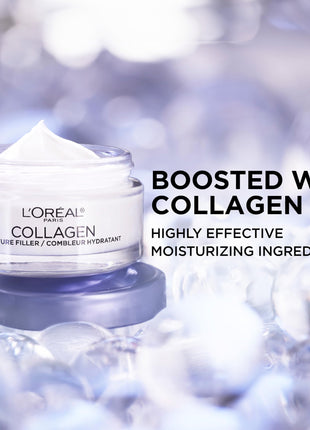 L’Oreal Paris Collagen Daily Face Moisturizer, Anti Aging Face Cream to Reduce Wrinkles and Provide Intense Hydration, 1.7 oz