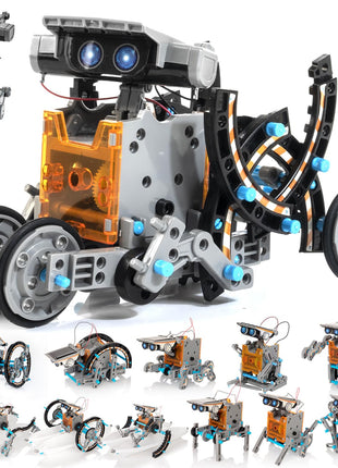 14-in-1 Solar Robot Kit for Kids, Stem Projects for Kids Age 8-12, Educational STEM Science Toy, DIY Solar Power Building Kit, Robotic Set Toys Gift for Boys Girls 8 9 10 11 12 Years Old