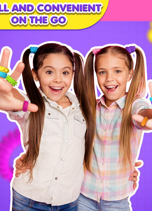 Fidget Toys Sensory Rings for Kids: Fidget Ring 18 Pack - Sensory Toys for Kids with Autism - Quiet Anxiety Fidgets Bulk for Classroom Prize - Stocking Stuffers