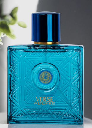 NovoGlow Verse Adonis Eau De Parfum for Men 3.4 Fl. Oz. 100ml Men's Perfume Refreshing Combination of Woody Floral & Fruity Scents - Masculine Scent Lasts All Day A Gift for Any Occasion