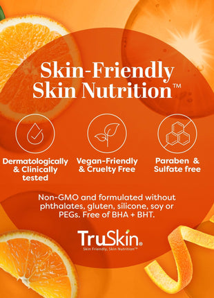 TruSkin Vitamin C Serum For Face – Anti Aging Face Serum with Vitamin C, Hyaluronic Acid, Vitamin E – Brightening Formula – Improve Appearance of Dark Spots, Tone, Fine Lines & Wrinkles, 1 Fl Oz