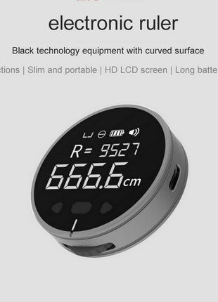 Distance Measuring Instrument Electronic Measuring Ruler Tape Measure High Definition Digital LCD High Precision Electronic Measuring Ruler Tool